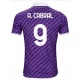 Camisola Futebol ACF Fiorentina A. Cabral #9 2023-24 Principal Equipamento Homem