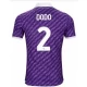 Camisola Futebol ACF Fiorentina Dodo #2 2023-24 Principal Equipamento Homem