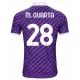 Camisola Futebol ACF Fiorentina M. Quarta #28 2023-24 Principal Equipamento Homem