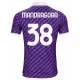 Camisola Futebol ACF Fiorentina Mandragora #38 2023-24 Principal Equipamento Homem