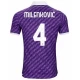 Camisola Futebol ACF Fiorentina Milenkovic #4 2023-24 Principal Equipamento Homem