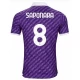 Camisola Futebol ACF Fiorentina Saponara #8 2023-24 Principal Equipamento Homem