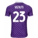 Camisola Futebol ACF Fiorentina Venuti #23 2023-24 Principal Equipamento Homem