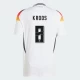 Camisola Futebol Alemanha Toni Kroos #8 UEFA Euro 2024 Principal Homem Equipamento
