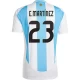 Camisola Futebol Argentina E. Martinez #23 Copa America 2024 Principal Homem Equipamento