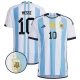 Camisola Futebol Argentina Lionel Messi #10 2023 Champions Principal Equipamento Homem