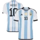 Camisola Futebol Argentina Lionel Messi #10 Copa do Mundo 2023 Principal Homem Equipamento