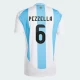 Camisola Futebol Argentina Pezzella #6 Copa America 2024 Principal Homem Equipamento