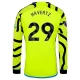 Camisola Futebol Arsenal FC 2023-24 Kai Havertz #29 Alternativa Equipamento Homem Manga Comprida