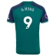 Camisola Futebol Arsenal FC Gabriel Jesus #9 2023-24 Terceiro Equipamento Homem