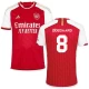 Camisola Futebol Arsenal FC Martin Ødegaard #8 2023-24 UCL Principal Equipamento Homem