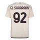 Camisola Futebol AS Roma 2023-24 El Shaarawy #92 Alternativa Equipamento Homem