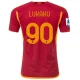 Camisola Futebol AS Roma El Lukaku #90 2023-24 Principal Equipamento Homem