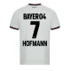 Camisola Futebol Bayer 04 Leverkusen 2023-24 Hofmann #7 Alternativa Equipamento Homem