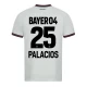 Camisola Futebol Bayer 04 Leverkusen 2023-24 Palacios #25 Alternativa Equipamento Homem