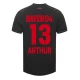 Camisola Futebol Bayer 04 Leverkusen Arthur #13 2023-24 Principal Equipamento Homem