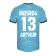 Camisola Futebol Bayer 04 Leverkusen Arthur #13 2023-24 Terceiro Equipamento Homem