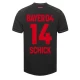 Camisola Futebol Bayer 04 Leverkusen Schick #14 2023-24 Principal Equipamento Homem