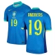 Camisola Futebol Brasileira Andreas #19 Copa America 2024 Alternativa Homem Equipamento