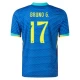 Camisola Futebol Brasileira Bruno G. #17 Copa America 2024 Alternativa Homem Equipamento