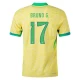 Camisola Futebol Brasileira Bruno G. #17 Copa America 2024 Principal Homem Equipamento