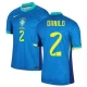Camisola Futebol Brasileira Danilo #2 Copa America 2024 Alternativa Homem Equipamento