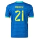 Camisola Futebol Brasileira Endrick #21 Copa America 2024 Alternativa Homem Equipamento