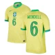 Camisola Futebol Brasileira Wendell #6 Copa America 2024 Principal Homem Equipamento