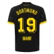 Camisola Futebol BVB Borussia Dortmund 2023-24 Brandt #19 Alternativa Equipamento Homem