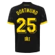 Camisola Futebol BVB Borussia Dortmund 2023-24 Sule #25 Alternativa Equipamento Homem