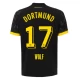 Camisola Futebol BVB Borussia Dortmund 2023-24 Wolf #17 Alternativa Equipamento Homem