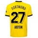 Camisola Futebol BVB Borussia Dortmund Adeyemi #27 2023-24 Principal Equipamento Homem