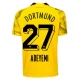 Camisola Futebol BVB Borussia Dortmund Adeyemi #27 2023-24 Terceiro Equipamento Homem