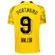 Camisola Futebol BVB Borussia Dortmund Haller #9 2023-24 Terceiro Equipamento Homem