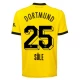Camisola Futebol BVB Borussia Dortmund Sule #25 2023-24 Principal Equipamento Homem