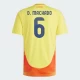 Camisola Futebol Colômbia D. Machado #6 Copa America 2024 Principal Homem Equipamento