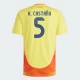 Camisola Futebol Colômbia K. Castano #5 Copa America 2024 Principal Homem Equipamento