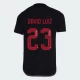 Camisola Futebol CR Flamengo David Luiz #23 2023-24 Terceiro Equipamento Homem