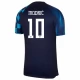 Camisola Futebol Croácia Luka Modrić #10 Copa do Mundo 2022 Alternativa Homem Equipamento