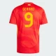 Camisola Futebol Espanha Gerard #9 UEFA Euro 2024 Principal Homem Equipamento