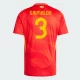 Camisola Futebol Espanha Grimaldo #3 UEFA Euro 2024 Principal Homem Equipamento