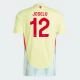Camisola Futebol Espanha Joselu #12 UEFA Euro 2024 Alternativa Homem Equipamento