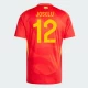 Camisola Futebol Espanha Joselu #12 UEFA Euro 2024 Principal Homem Equipamento