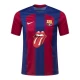 Camisola Futebol FC Barcelona 2023-24 Rolling Stones Principal Equipamento Homem