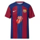 Camisola Futebol FC Barcelona Robert Lewandowski #9 2023-24 x Rolling Stones Principal Equipamento Homem