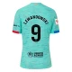 Camisola Futebol FC Barcelona Robert Lewandowski #9 2023-24 Terceiro Equipamento Homem