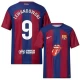 Camisola Futebol FC Barcelona Robert Lewandowski #9 2023-24 x Rolling Stones Principal Equipamento Homem