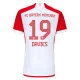 Camisola Futebol FC Bayern München Alphonso Davies #19 2023-24 Principal Equipamento Homem