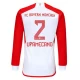 Camisola Futebol FC Bayern München Upamecano #2 2023-24 Principal Equipamento Homem Manga Comprida