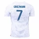 Camisola Futebol França Antoine Griezmann #7 Copa do Mundo 2022 Alternativa Homem Equipamento